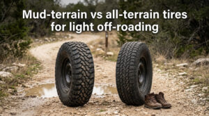Mud-terrain vs all-terrain tires for light off-roading