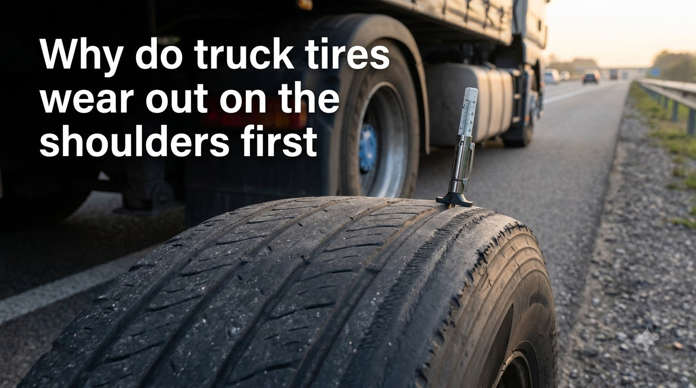 Why do truck tires wear out on the shoulders first