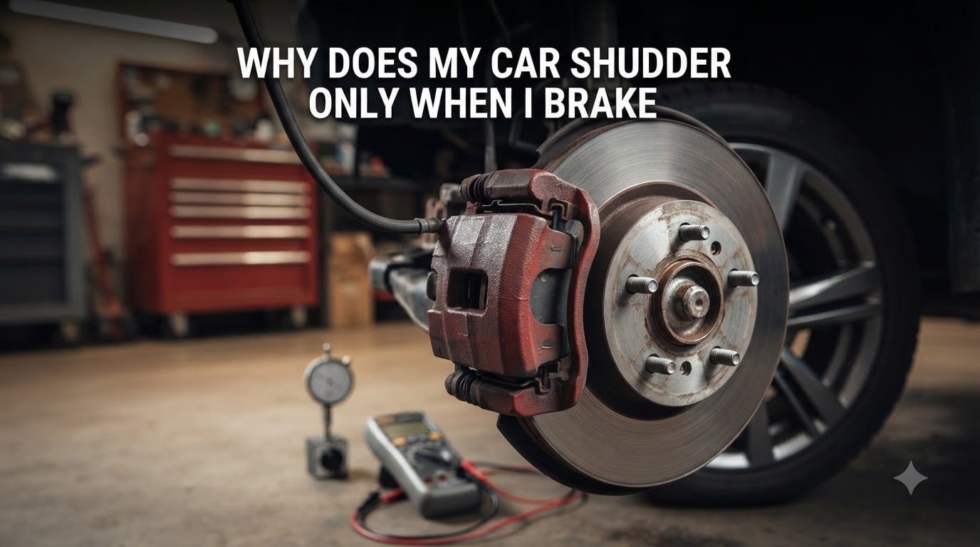 Why does my car shudder only when I brake