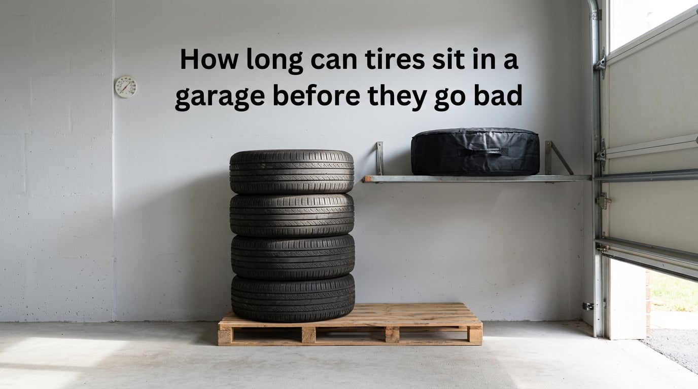 How long can tires sit in a garage before they go bad