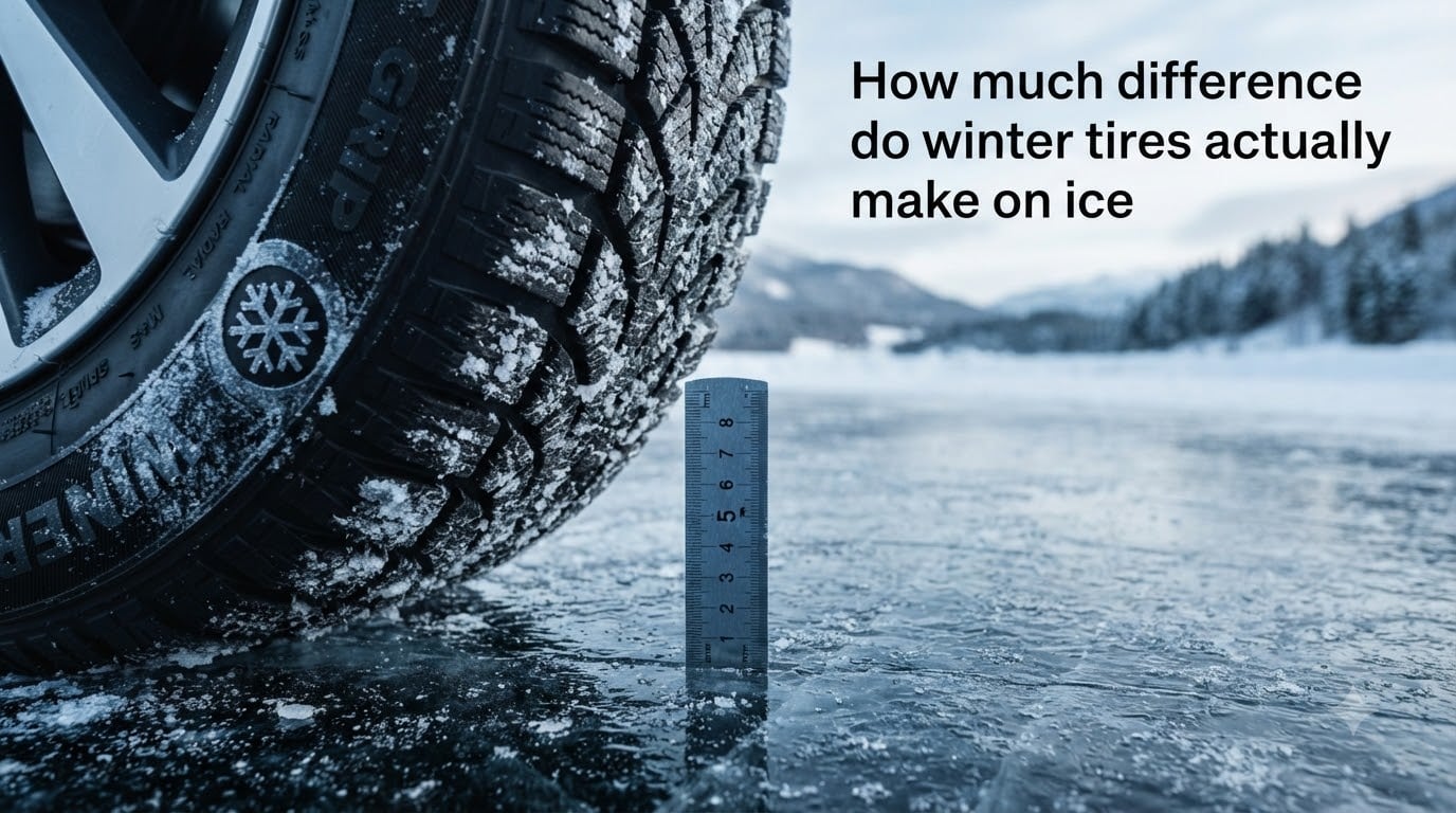How much difference do winter tires actually make on ice
