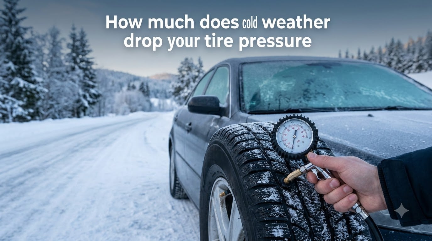 How much does cold weather drop your tire pressure