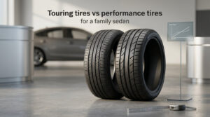 Touring tires vs performance tires for a family sedan