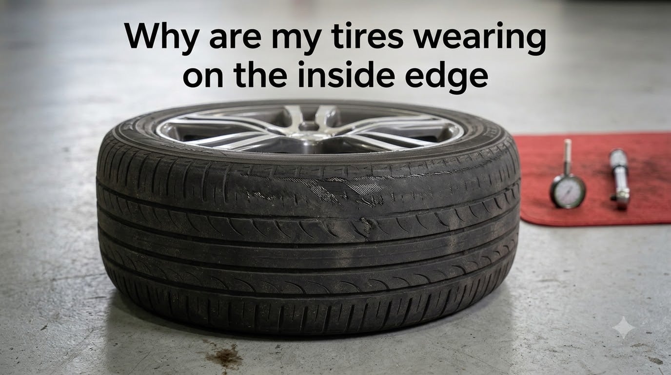 Why are my tires wearing on the inside edge