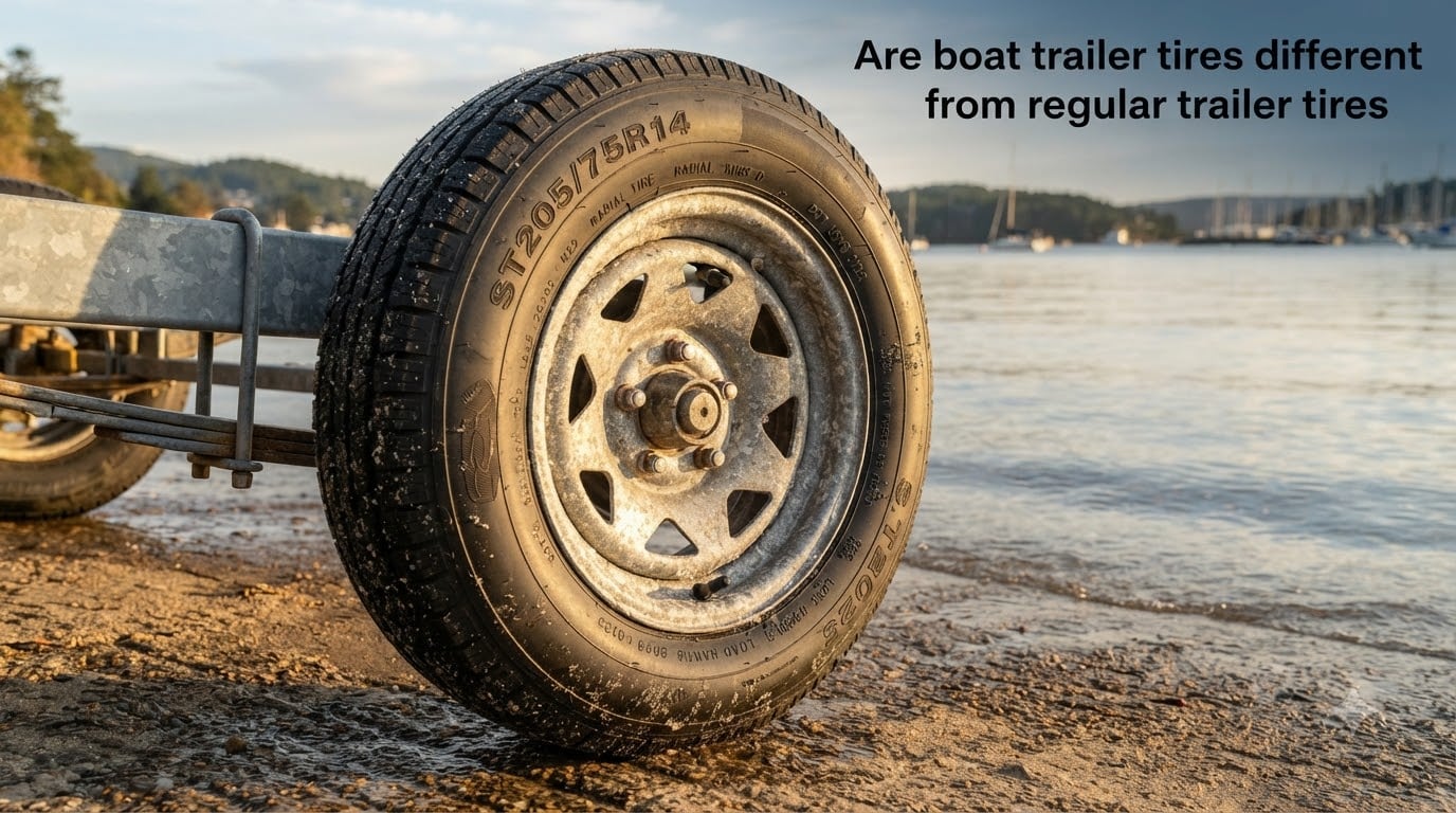 Are boat trailer tires different from regular trailer tires