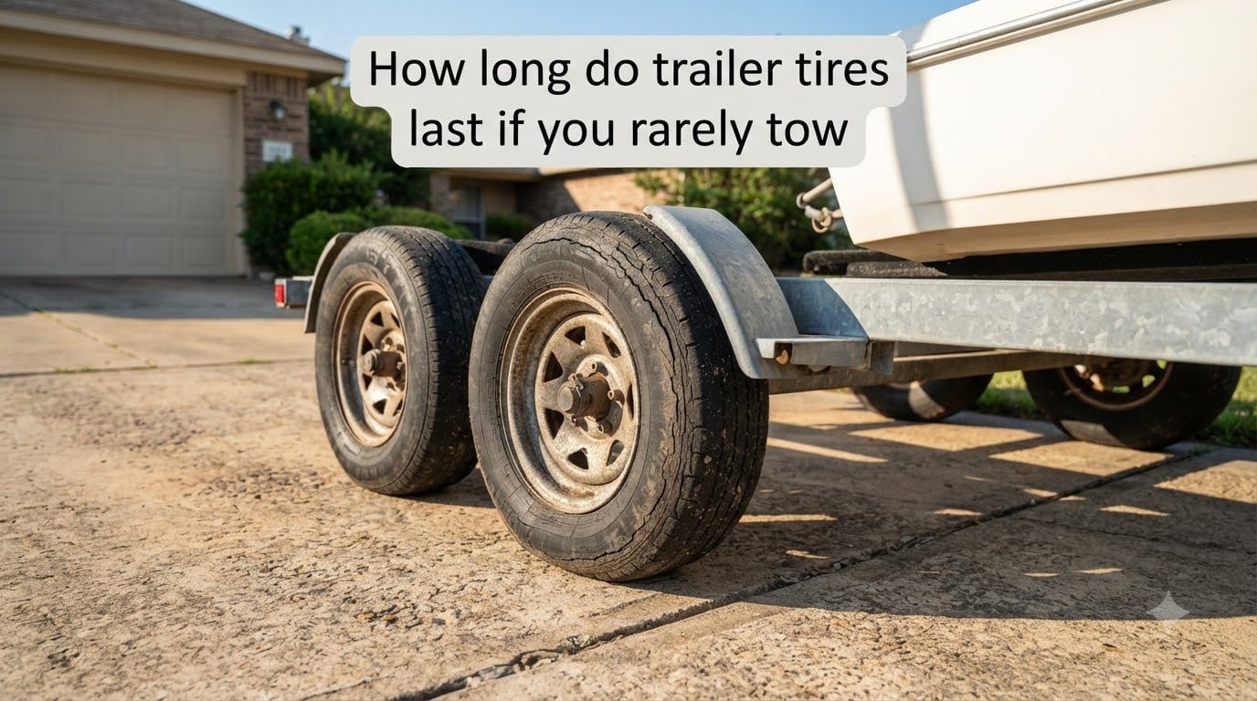 How long do trailer tires last if you rarely tow