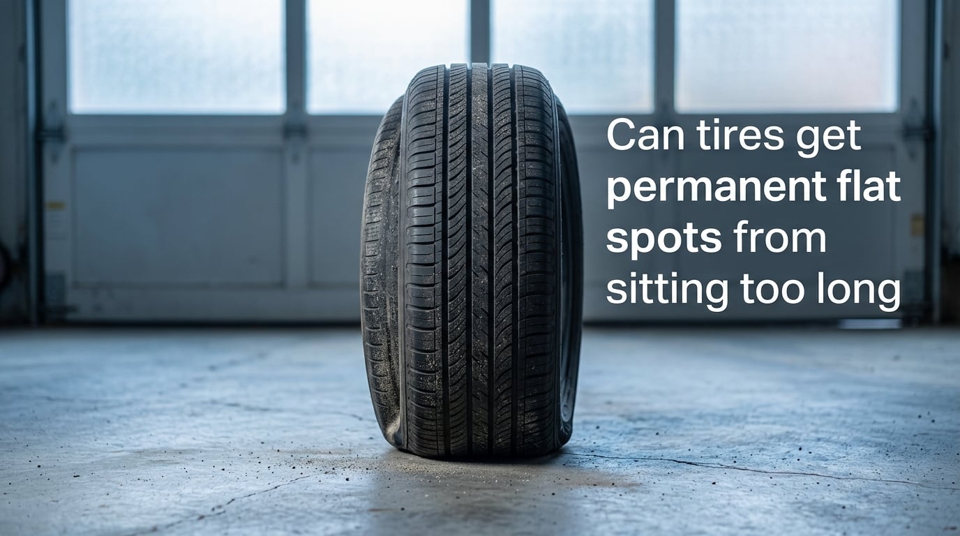 Can tires get permanent flat spots from sitting too long