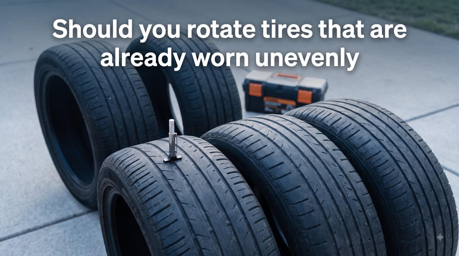 Should you rotate tires that are already worn unevenly