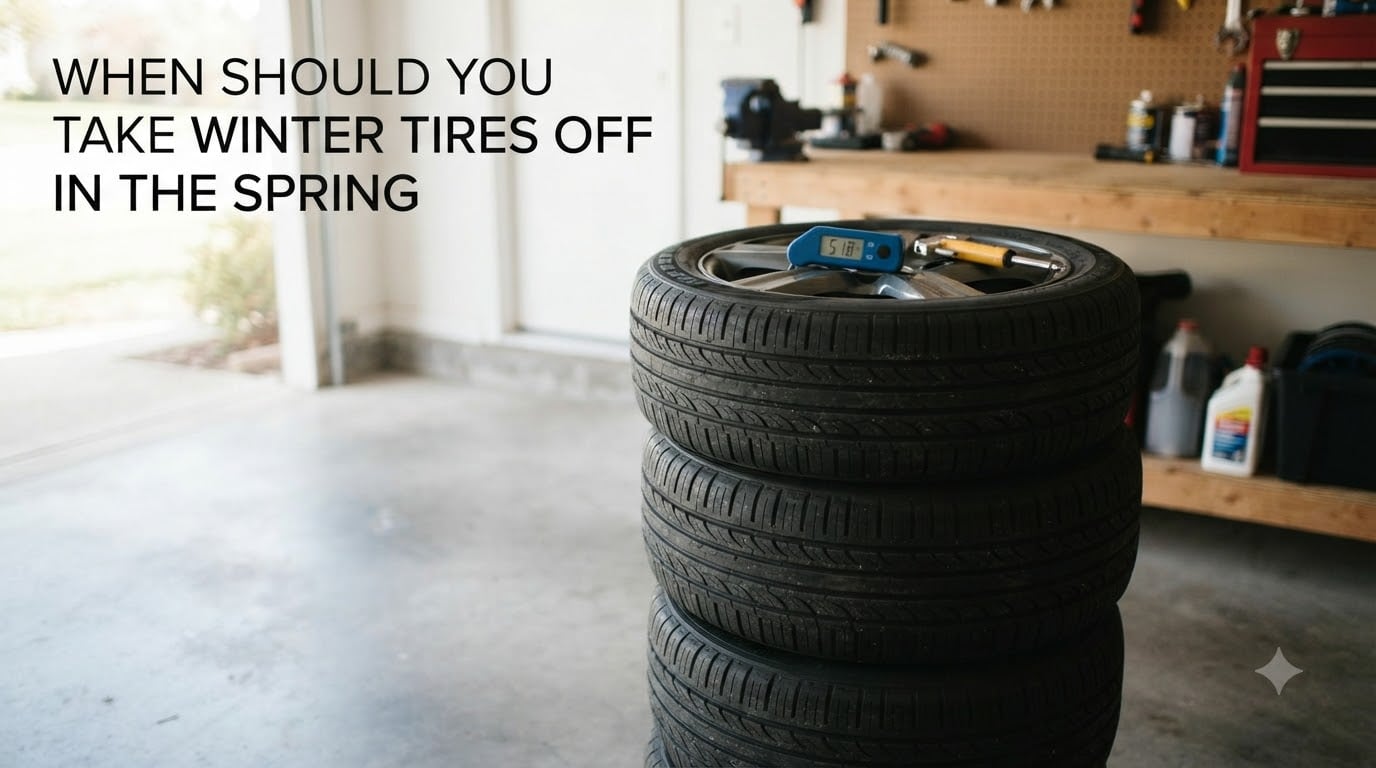 When should you take winter tires off in the spring