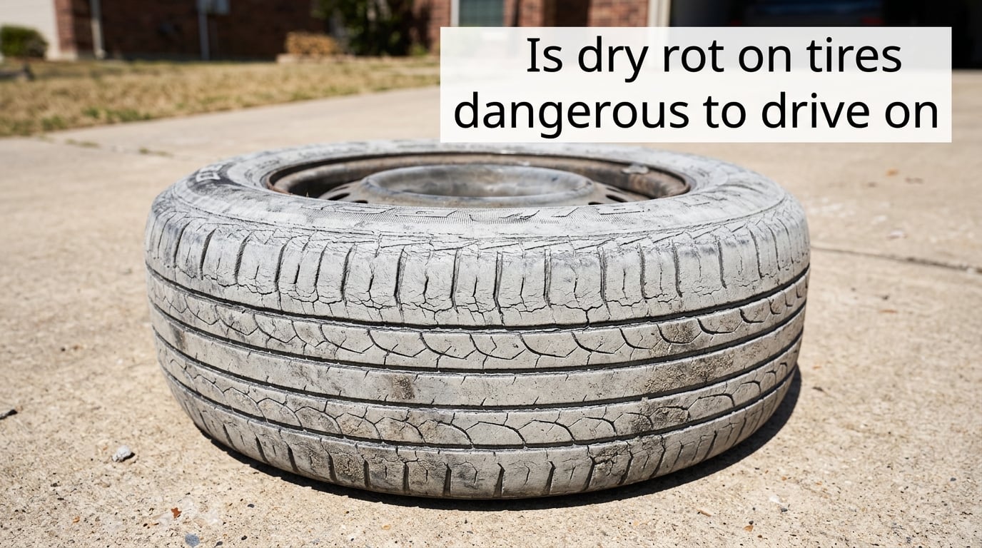 Is dry rot on tires dangerous to drive on