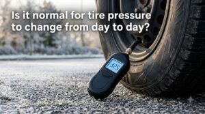 Is it normal for tire pressure to change from day to day