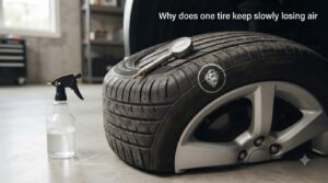 Why does one tire keep slowly losing air