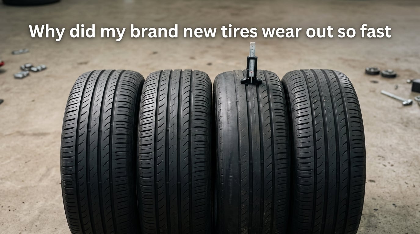 Why did my brand new tires wear out so fast