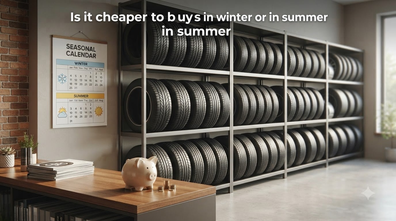 Is it cheaper to buy tires in winter or in summer