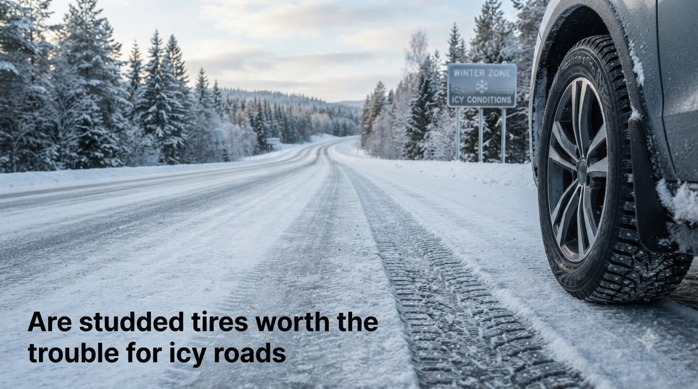 Are studded tires worth the trouble for icy roads