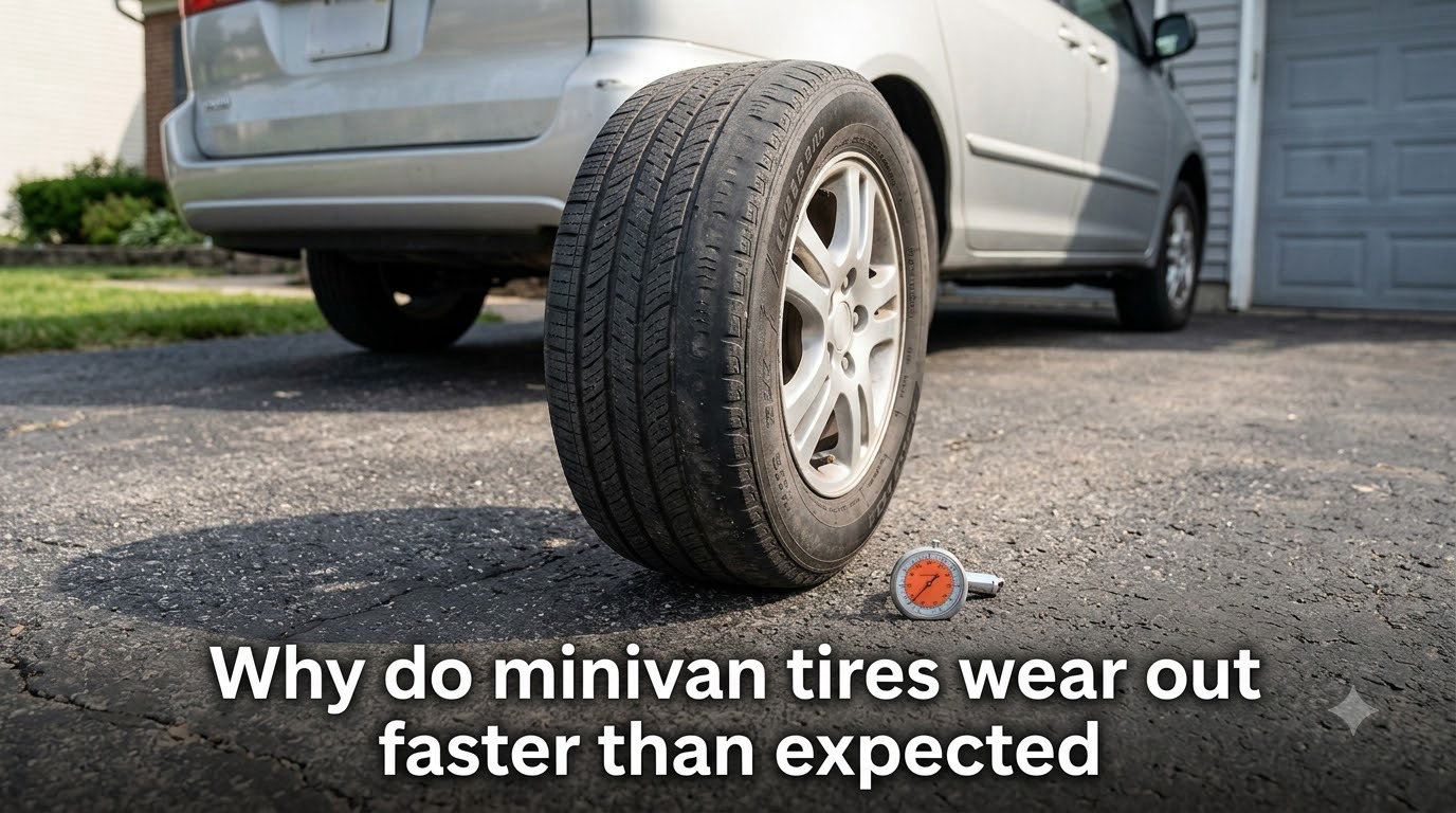 Why do minivan tires wear out faster than expected