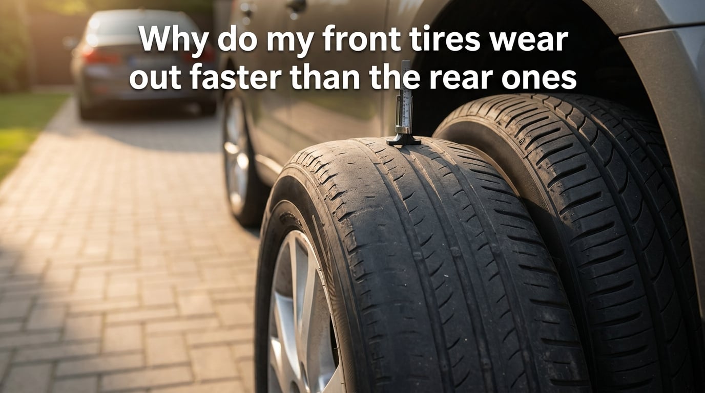Why do my front tires wear out faster than the rear ones