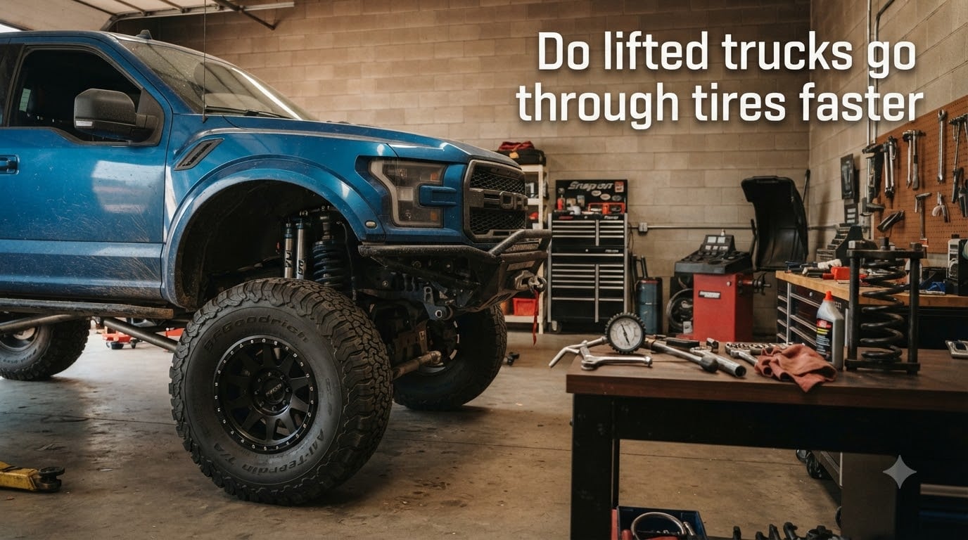 Do lifted trucks go through tires faster