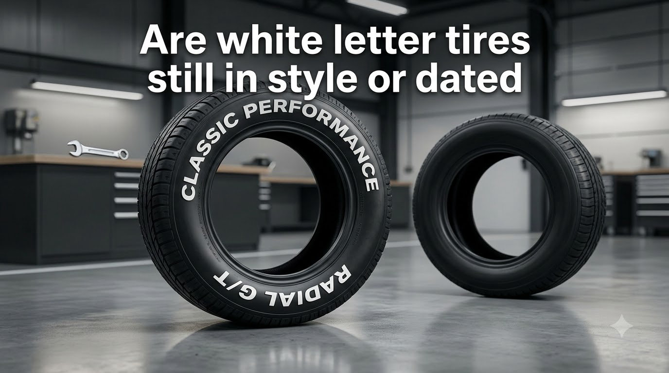 Are white letter tires still in style or dated