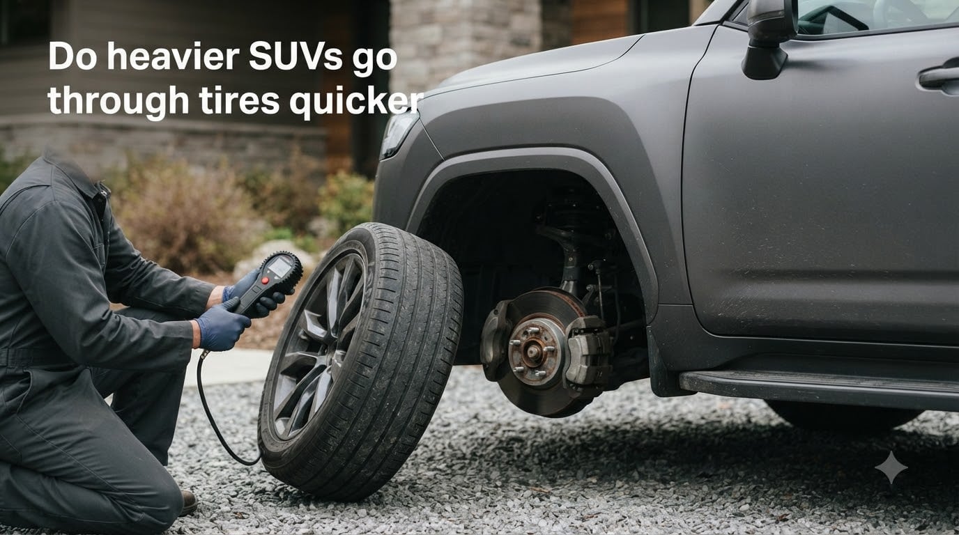 Do heavier SUVs go through tires quicker