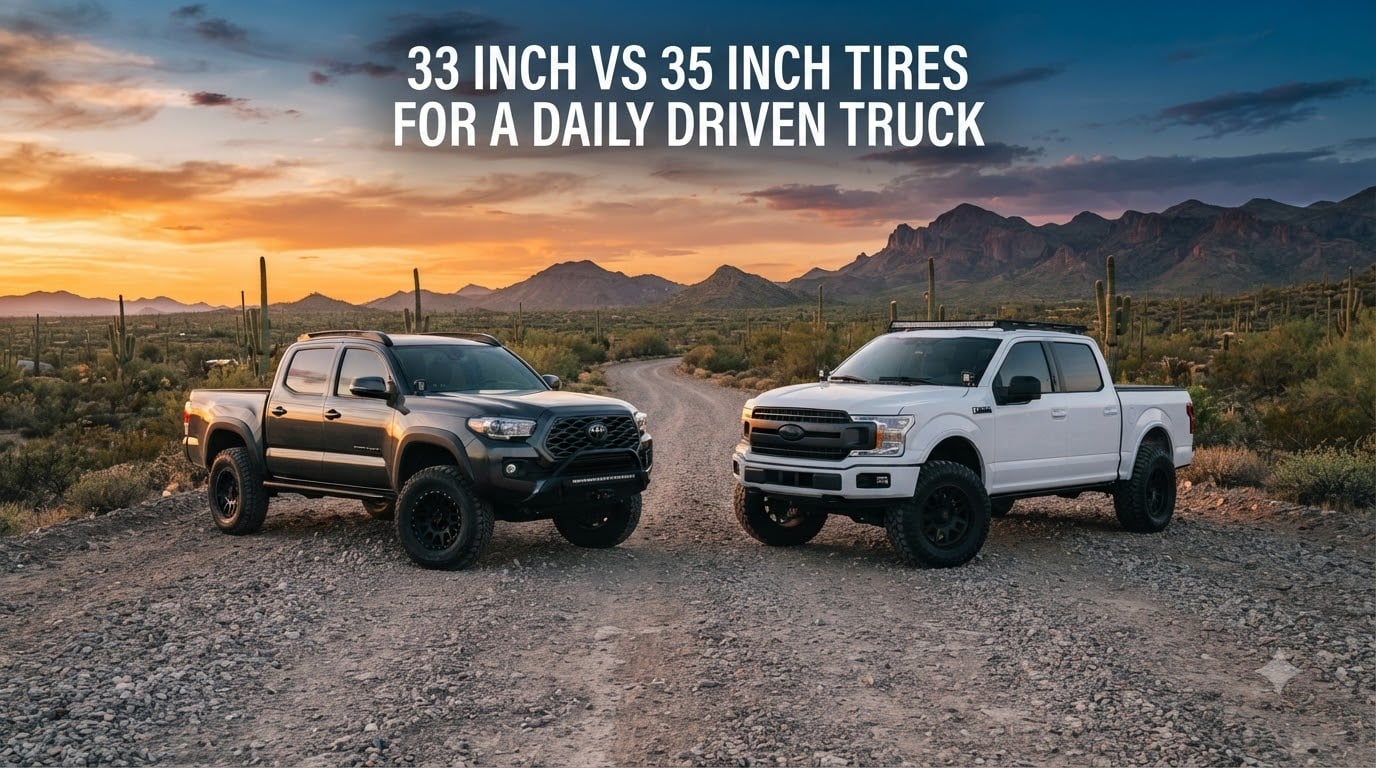 33 inch vs 35 inch tires for a daily driven truck