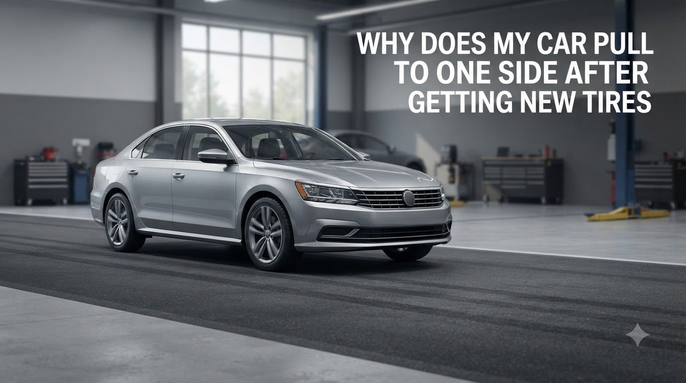 Why does my car pull to one side after getting new tires