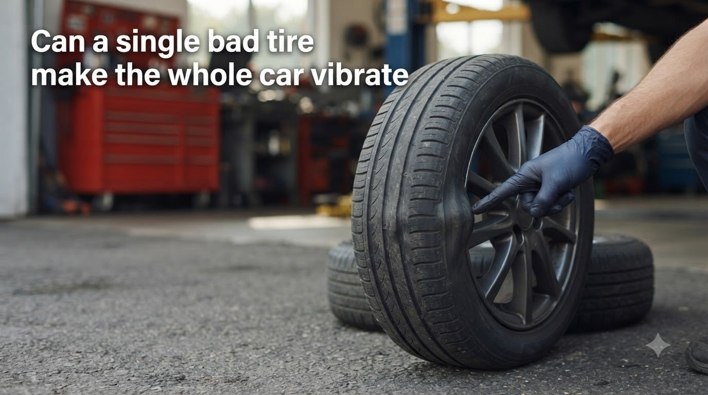 Can a single bad tire make the whole car vibrate