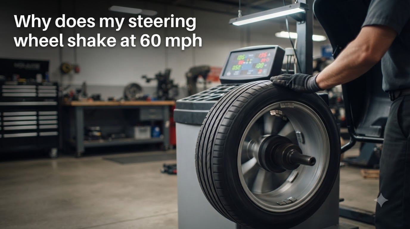Why does my steering wheel shake at 60 mph