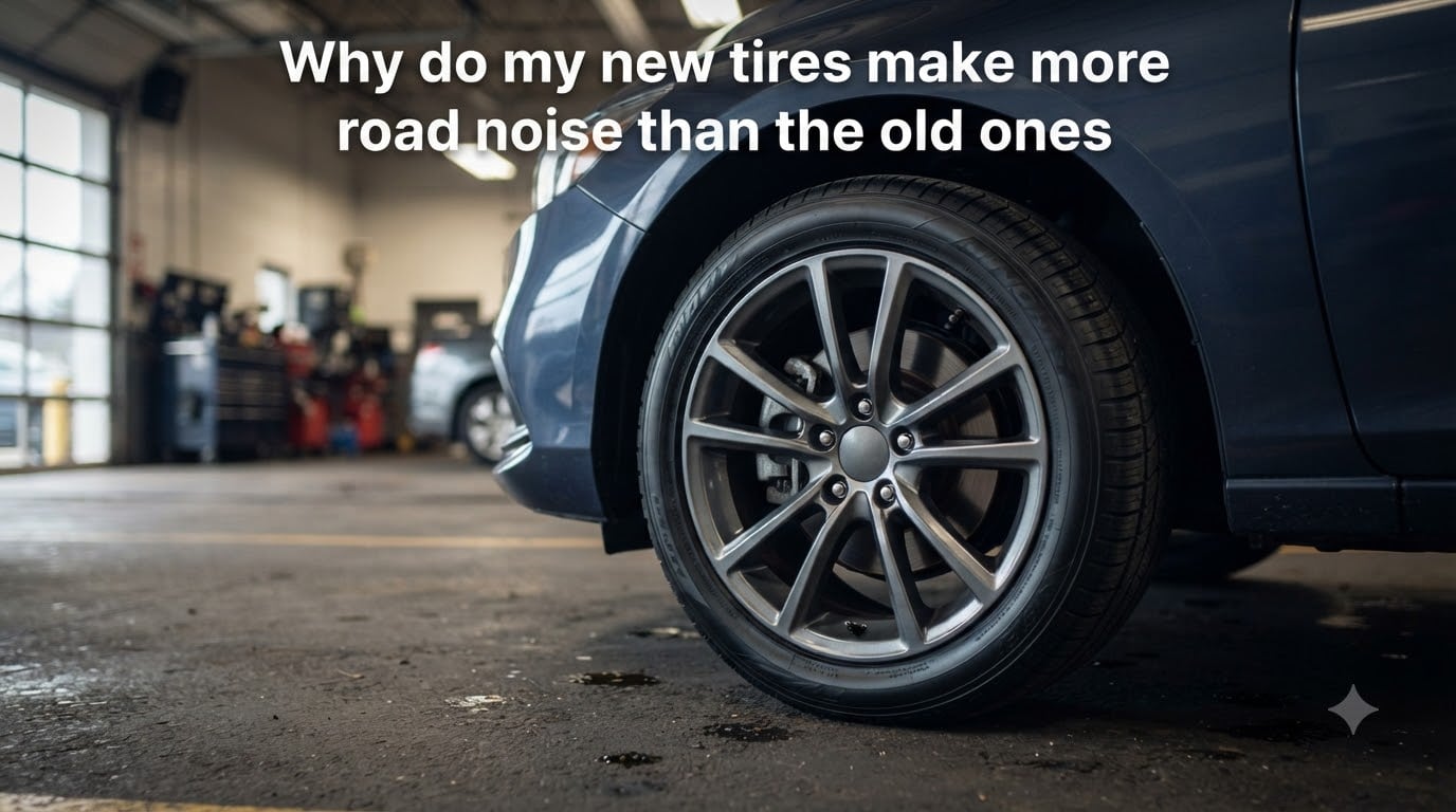 Why do my new tires make more road noise than the old ones