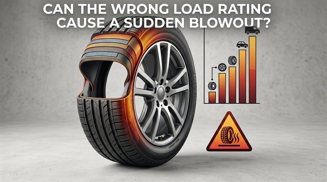Can the wrong load rating cause a sudden blowout