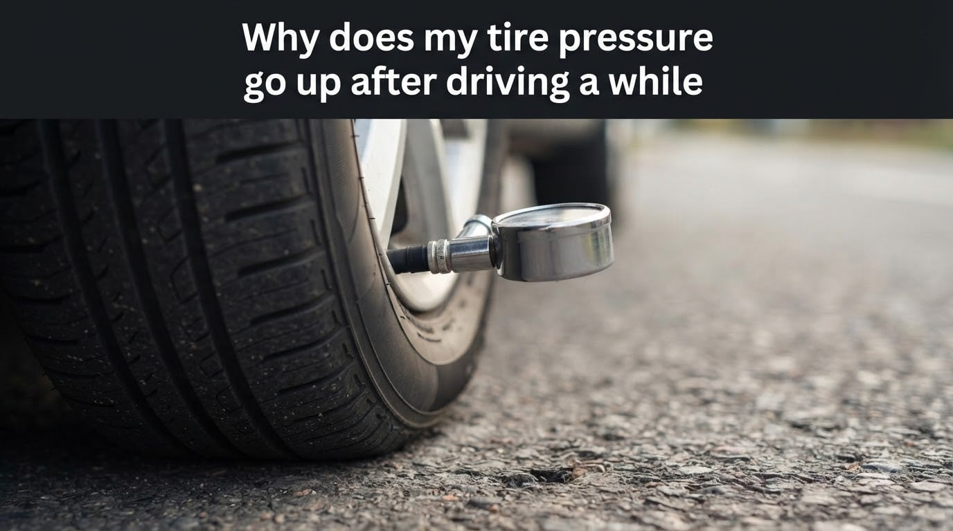 Why does my tire pressure go up after driving a while