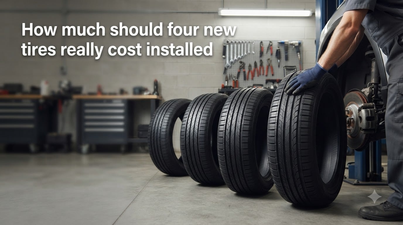 How much should four new tires really cost installed