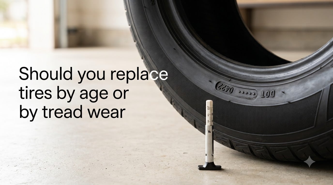 Should you replace tires by age or by tread wear