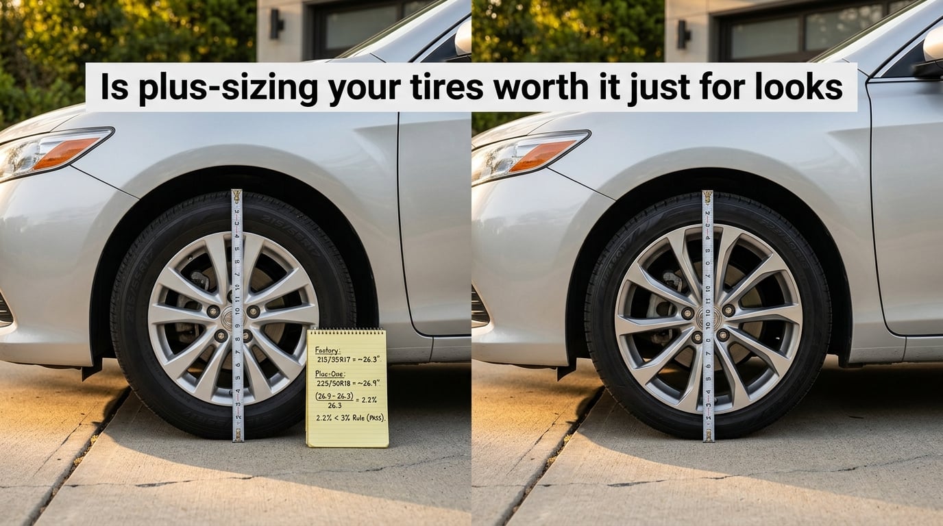 Is plus-sizing your tires worth it just for looks