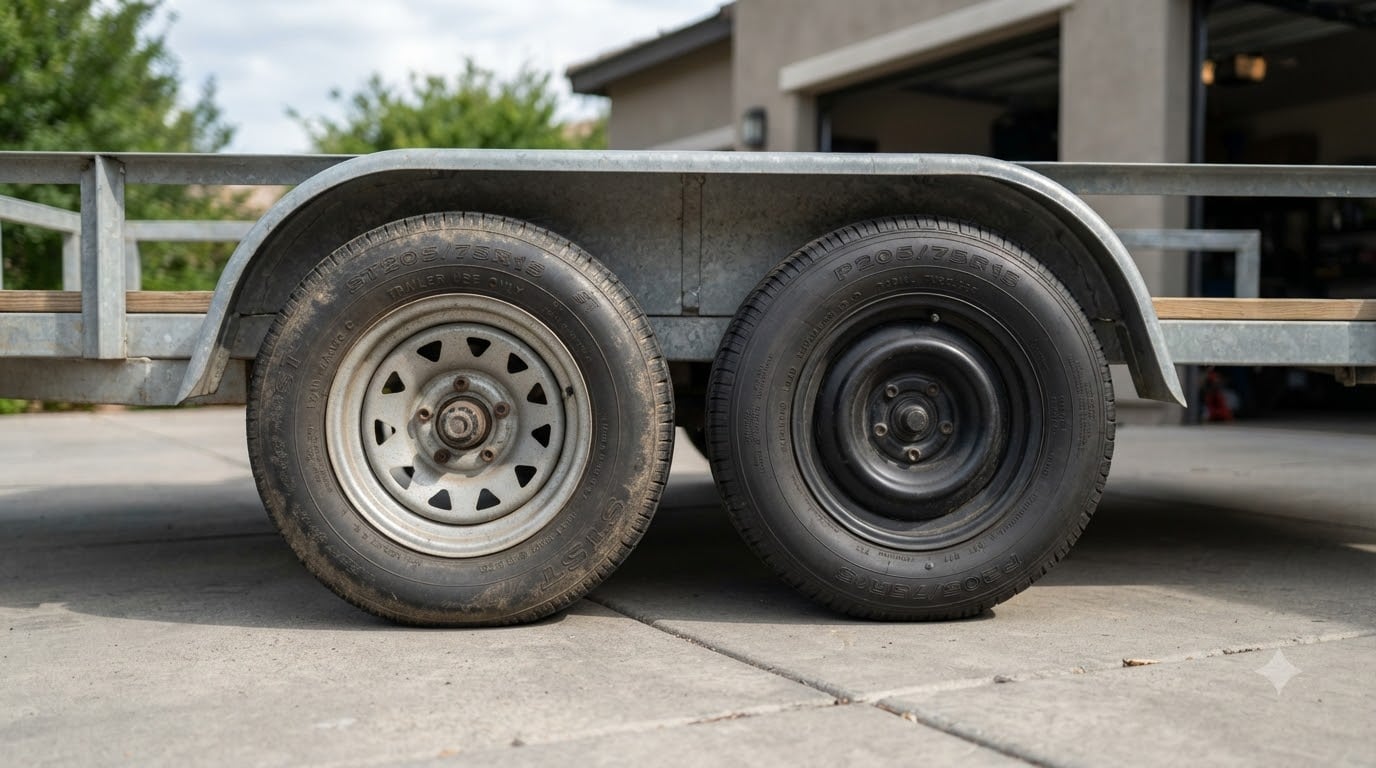 Can you use regular car tires on a small utility trailer